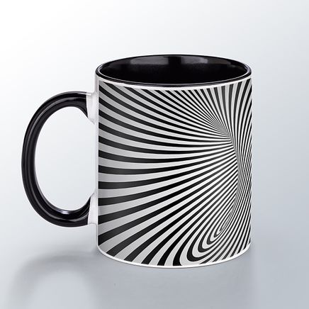 Optik illüzyon Porselen Kupa - Geçit Tek