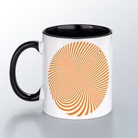 Optik illüzyon Porselen Kupa - Geçit Daire