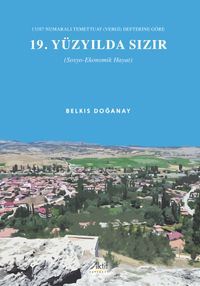 13387 Numaralı Temettuat (Vergi) Defterine Göre 19. Yüzyılda Sızır (Sosyo-Ekonomik Hayat)