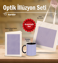 Optik İllüzyon Seti - Kareler