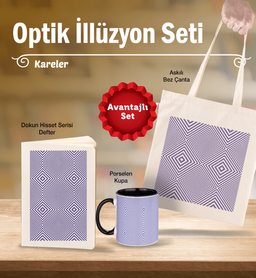 Optik İllüzyon Seti - Kareler