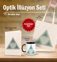 Optik İllüzyon Seti - Piramit Küp