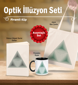 Optik İllüzyon Seti - Piramit Küp