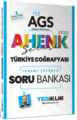 2025 MEB AGS Ahenk Serisi Türkiye Coğrafyası Tamamı Çözümlü Soru Bankası