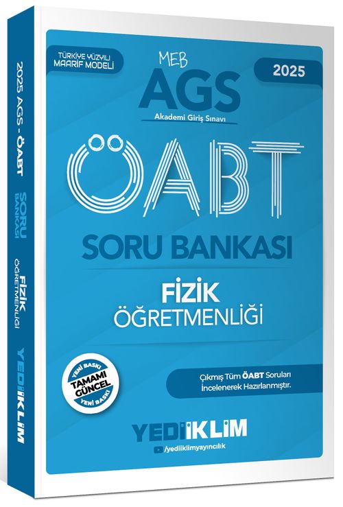 2025 MEB AGS ÖABT Fizik Öğretmenliği Soru Bankası