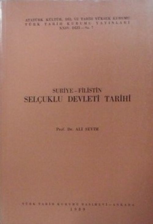 Suriye Filistin Selçuklu Devleti Tarihi / 13-Z-60