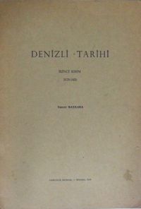 Denizli Tarihi - İkinci Kısım 1070 – 1429 / 9-E-1