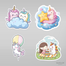 Chibi ve Unicorn Sticker Seti</span>