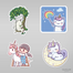 Chibi ve Unicorn Sticker Seti</span>