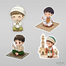 Chibi ve Müslüman Erkek Sticker Seti</span>