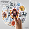 Anime Karakterler Sticker Seti