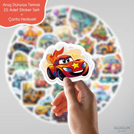 Araç Dünyası Sticker Seti