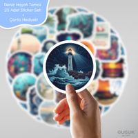 Deniz Hayatı Sticker Seti