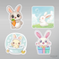Sevimli Tavşan Sticker Seti</span>
