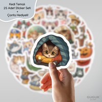 Kedi Sticker Seti