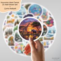Hayvanlar Alemi Sticker Seti