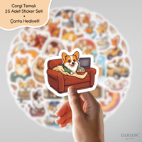 Corgi Sticker Seti
