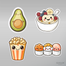 Kawaii Yemekler Sticker Seti </span>