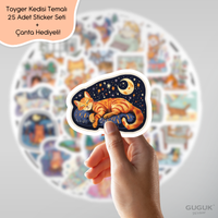 Toyger Kedisi Sticker Seti