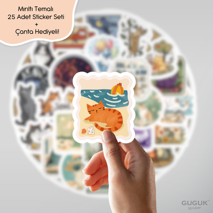 Mırıltı Sticker Seti