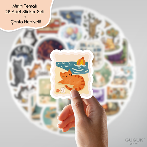 Mırıltı Sticker Seti