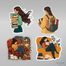 Kitap ve Kadın Sticker Seti</span>
