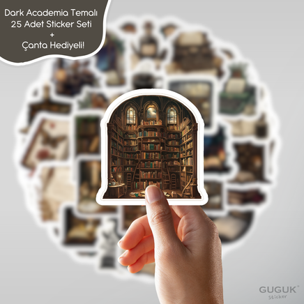 Dark Academia Sticker Seti