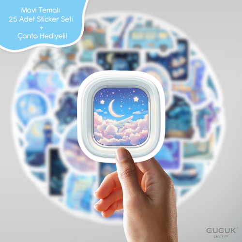 Mavi Sticker Seti