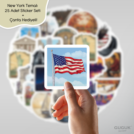 New York Sticker Seti