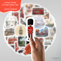 Londra Sticker Seti