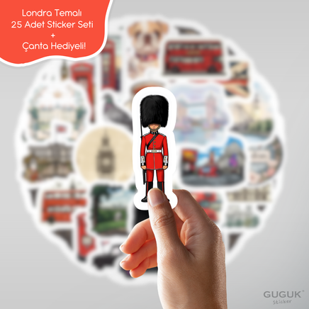 Londra Sticker Seti
