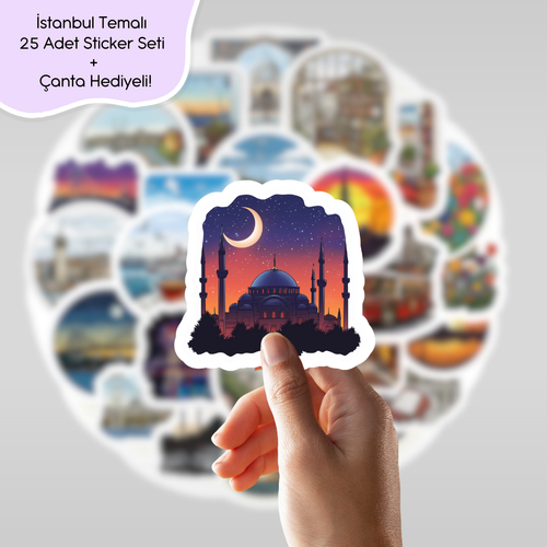 İstanbul Sticker Seti