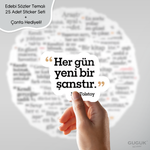 Edebi Sözler Sticker Seti