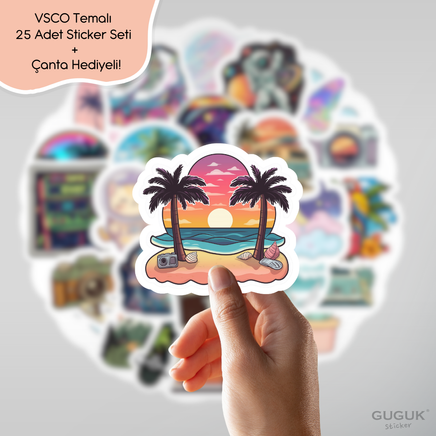 VSCO Sticker Seti