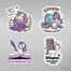 Unicorn ve Kitap Sticker Seti</span>