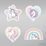 Unicorn Rüyası Sticker Seti </span>