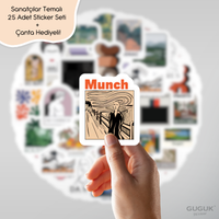 Sanatçılar Sticker Seti