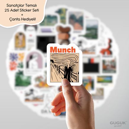Sanatçılar Sticker Seti