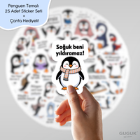 Penguen Sticker Seti