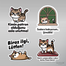 Sevimli Kedi Sticker Seti </span>