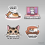 Sevimli Kedi Sticker Seti </span>