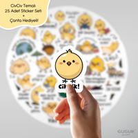 CivCiv Sticker Seti