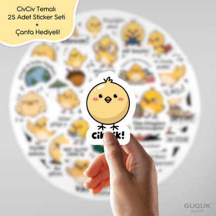 CivCiv Sticker Seti