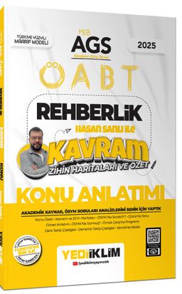 2025 MEB AGS ÖABT Rehberlik Hasan Sanlı ile Kavram Zihin Haritaları ve Özet Konu Anlatımı