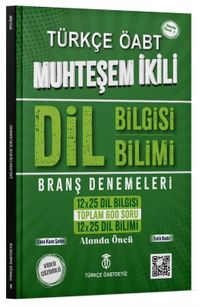 ÖABT Türkçe Dil Bilgisi-Dil Bilimi Muhteşem İkili Branş Denemeleri 
