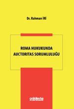 Roma Hukukunda Auctoritas Sorumluluğu