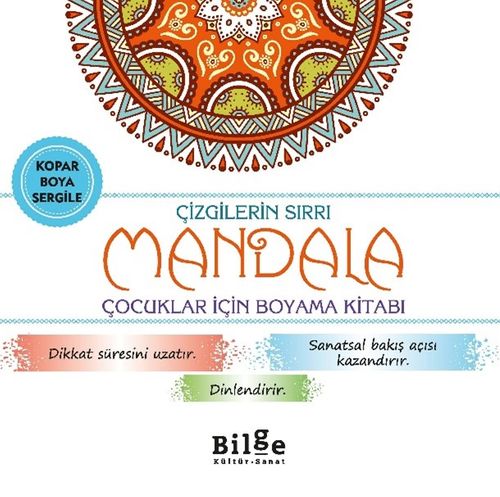 Çizgilerin Sırrı - Mandala & Çocuklar İçin Boyama Kitabı