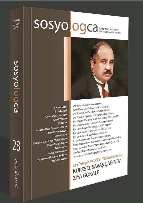 Sosyologca Dergisi Sayı:28 Temmuz-Aralık 2024
