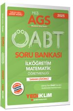 2025 MEB AGS ÖABT İlköğretim Matematik Öğretmenliği Tamamı Çözümlü Soru Bankası