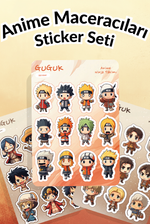 Anime Maceracıları Sticker Yaprakları